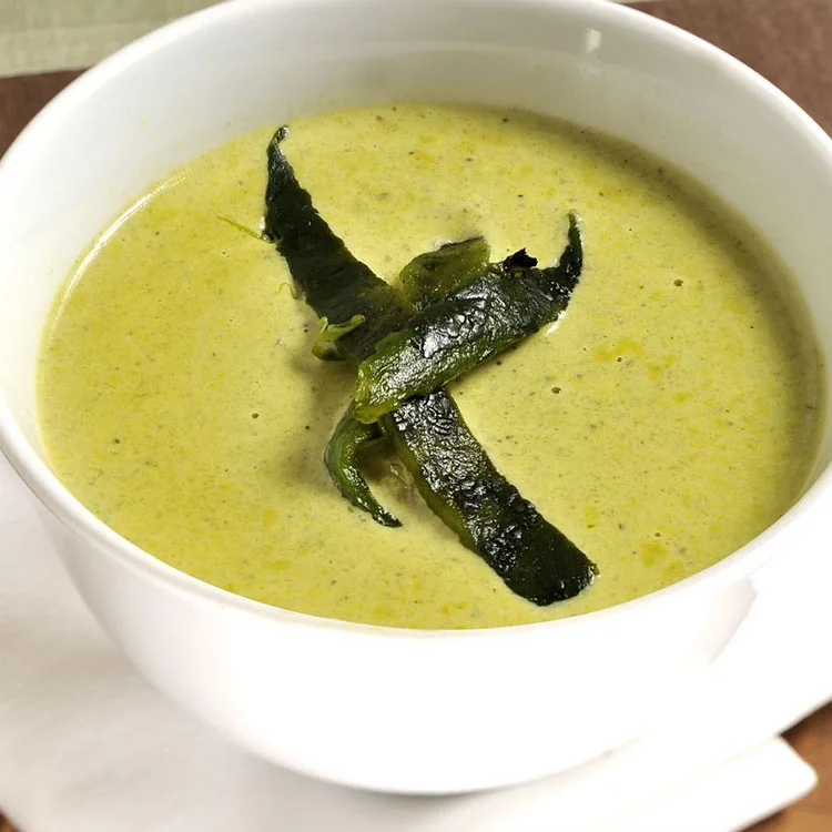 Rajas poblanas con crema
