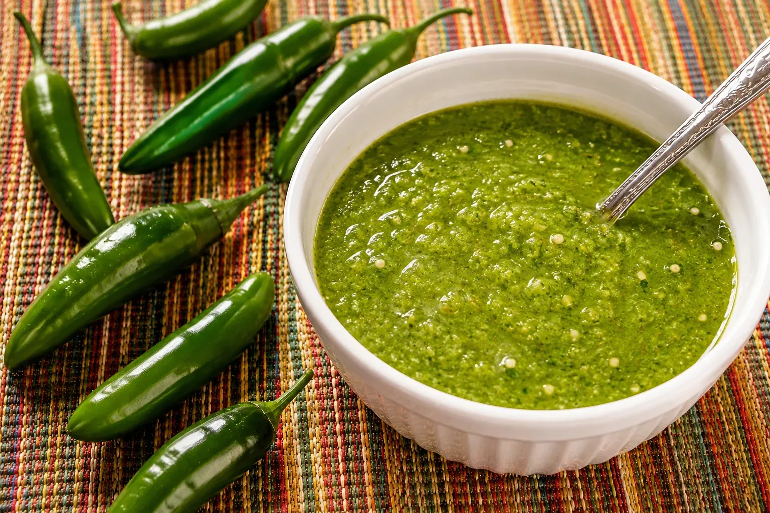Salsa verde de serrano